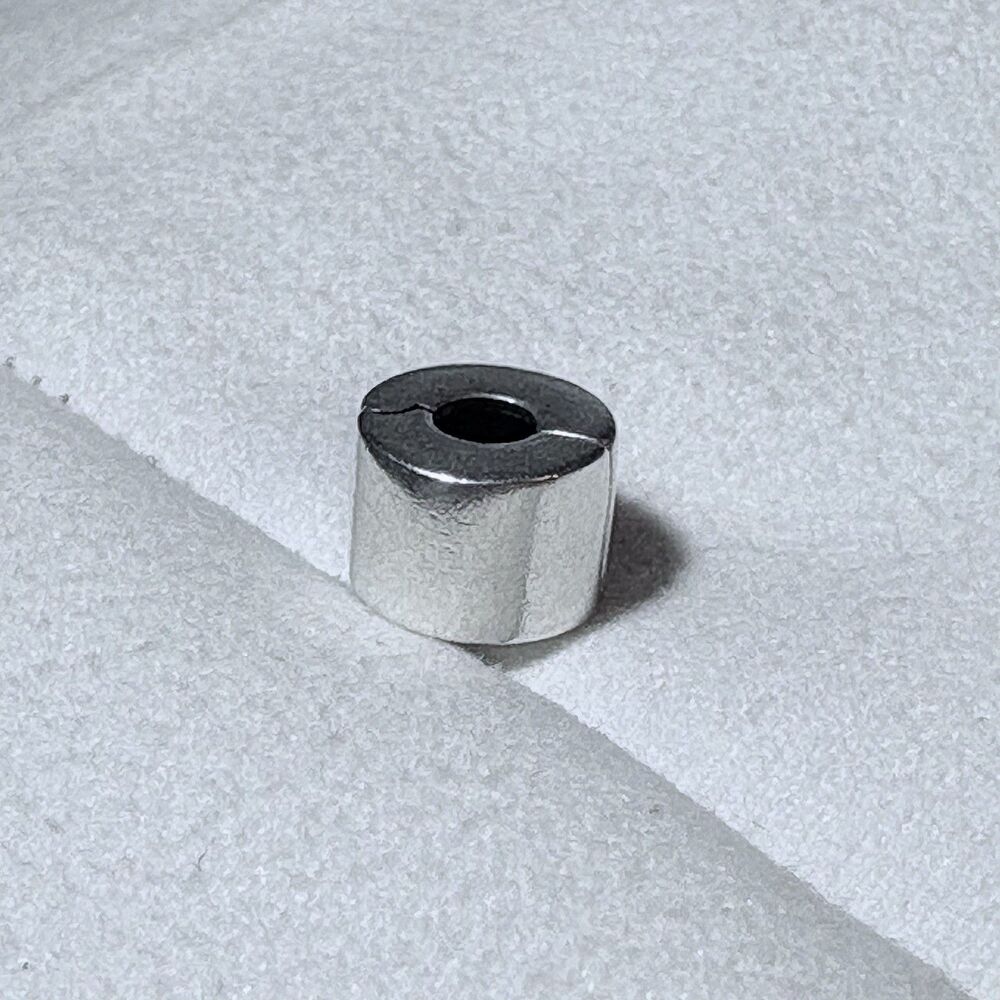PANDORA Retired Sterling Silver Smooth Plain Clip - 790138 S925